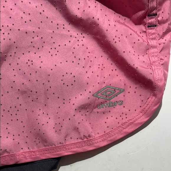 Umbro Pink and Gray Athletic Shorts Lightweight Running - Picture 8 of 8